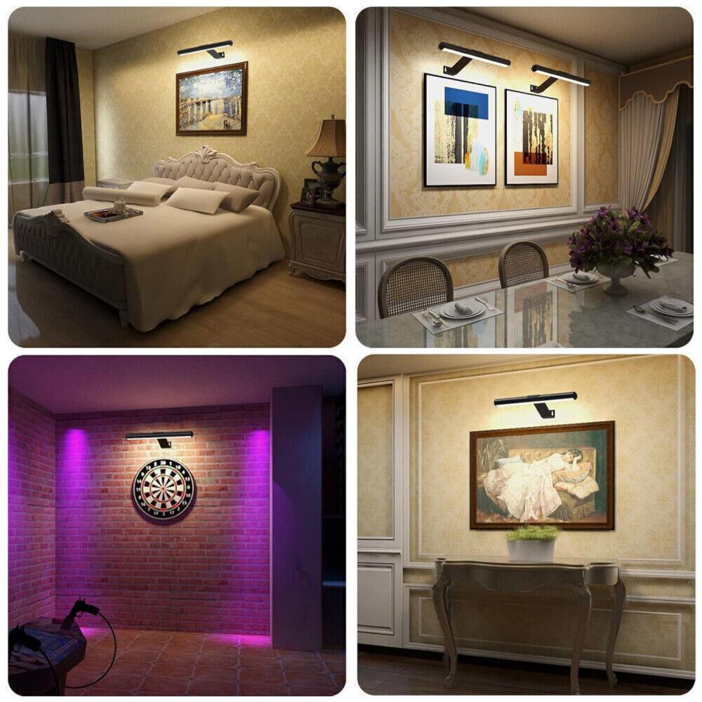 Rechargeable Art Display Light Non-glaring Dimmable Dartboard Light Modern Minimalist Wireless Picture Lights