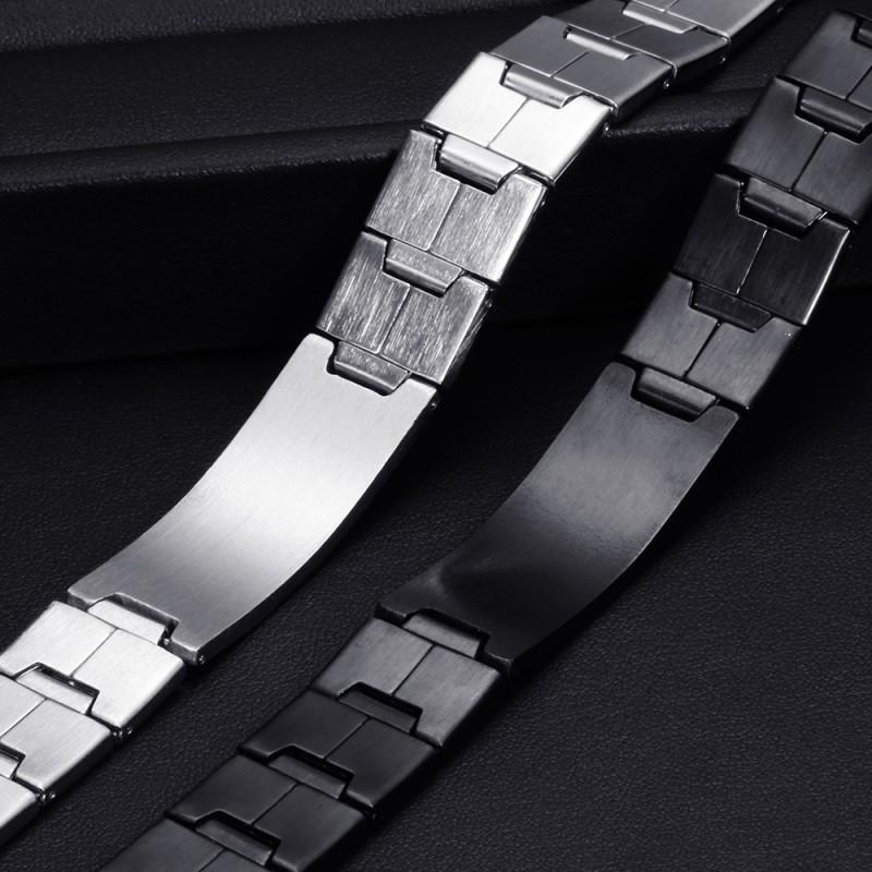 Minimalist Geometric Stainless Steel Bracelet 9mm Unisex Modern Bangle Daily Wear Gift