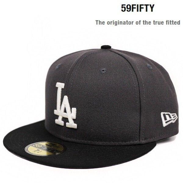 

[USED] LA Dodgers New Era 59Fifty Dark Gray