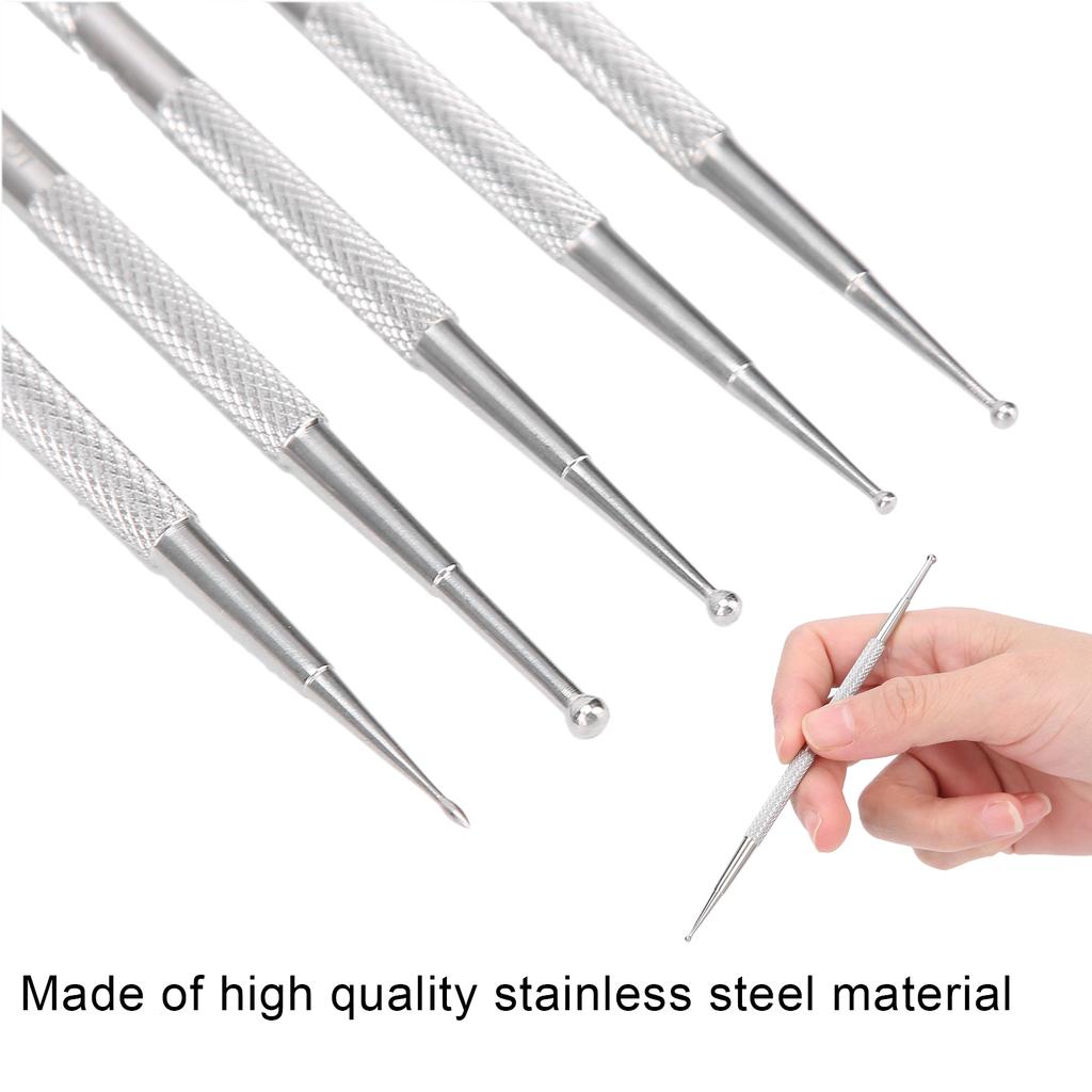 Nail Art Dotting Pen Double Head Nail Art Dotting Pen Stainless Steel Nail Painting Pen DIY Decoration Dotting Pen