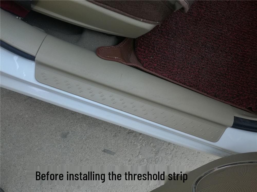 Otai Hedi Stainless Steel Sill Strip for Besturn B50 - Custom Welcome Pedal Modification