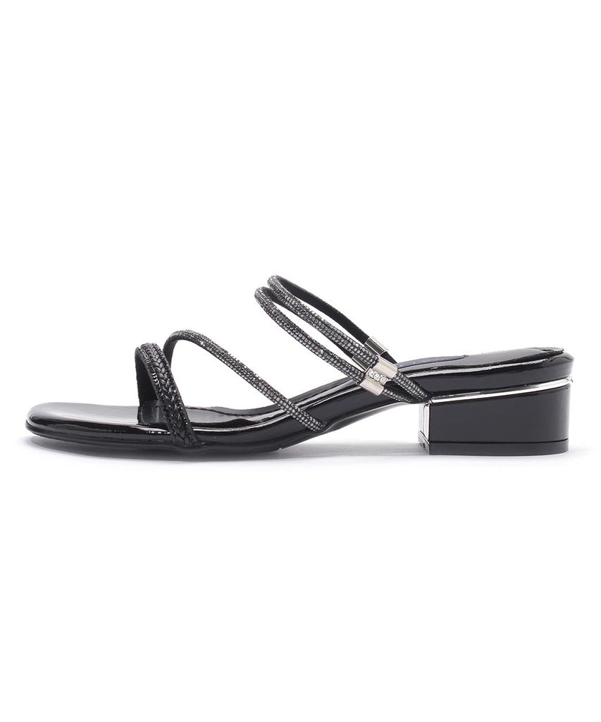 Saera Crystal Twist Multi-Strap Mule K56M026 (A Type)