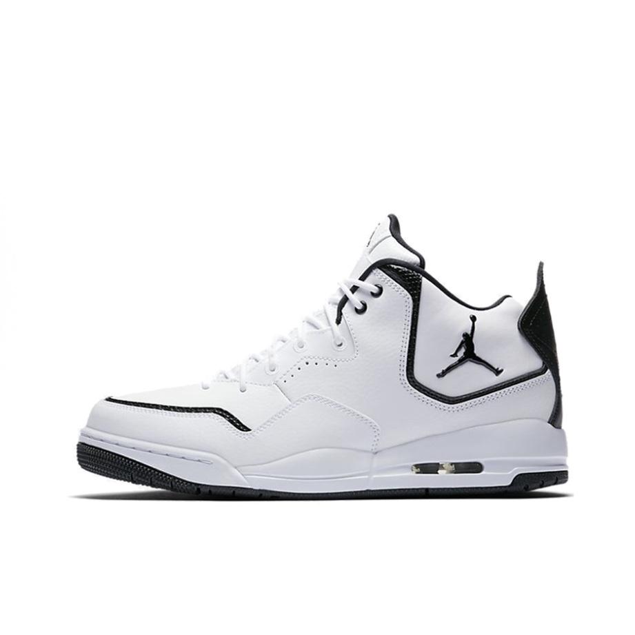 Jordan Courtside 23 Abrasion Resistant Mid Top Vintage Basketball Shoes Unisex White Red AR1000-100(Team641-)
