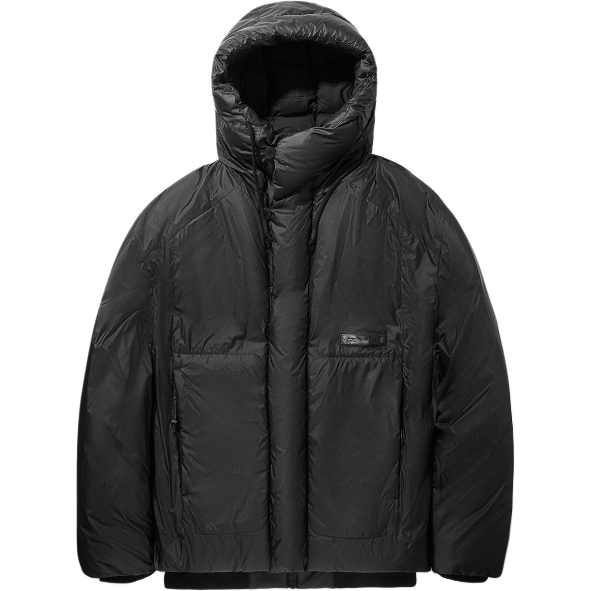 Li Ning Down Jackets Men s Black Hooded Moderate Down Jacket AYMV303-3 XXL