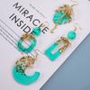 Fashionable Ear Studs Casting Mold Handmade Earrings Silicone Mold Eardrops Danglers UV Crystal Resin Epoxy Mold