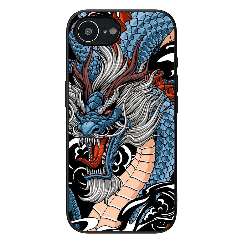 Cover for Samsung Galaxy S22 S21 S20 FE Ultra Plus A35 A36 A55 A37 A33 A34 A57 Coque Phone Case Fashion Ferocious Dragon Chinese