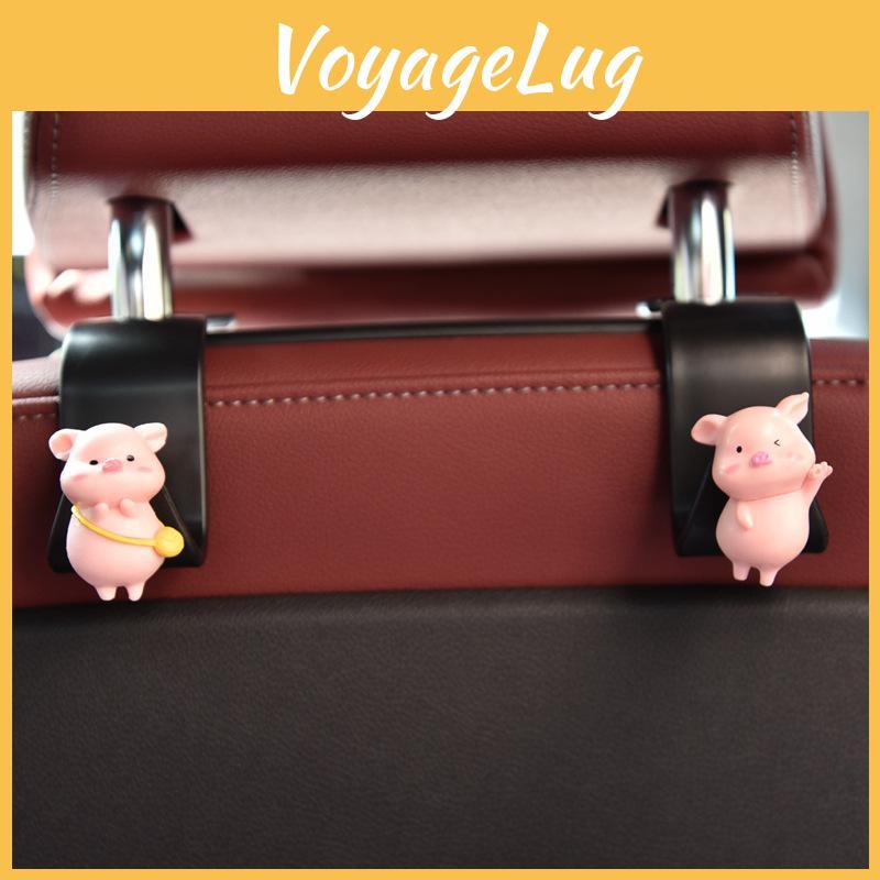 Cute Cartoon Rabbit Car Seat Back Hook For Interior Car Accessories
