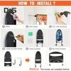 Wall Mount Ironing Board Holder Metal Hanger Heat-Resistant Strong Load-bearing Easy To Install Iron Holder Storage Rack