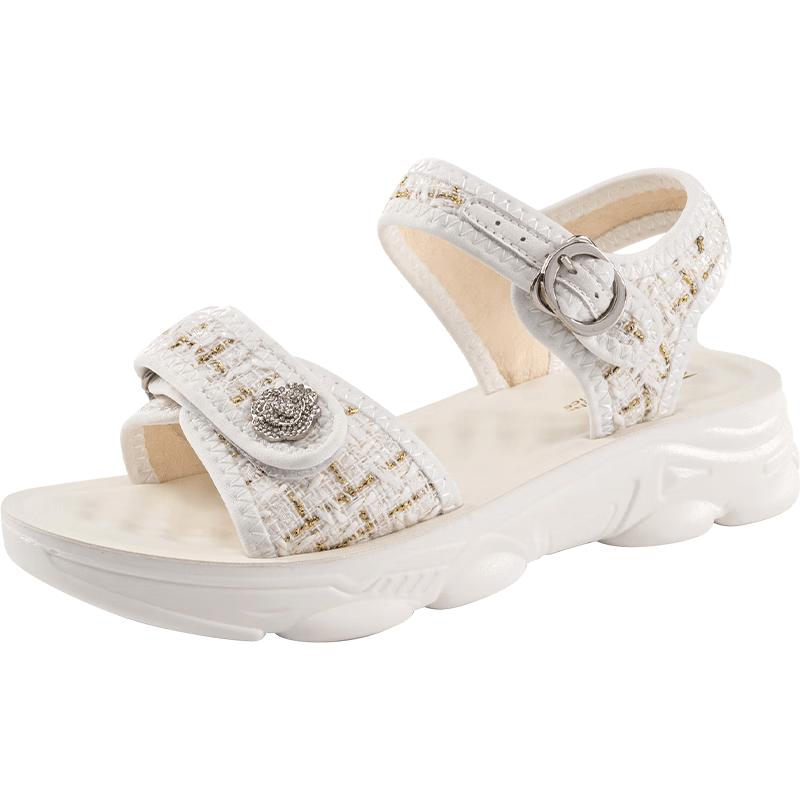 ZHR Women s Thick Sole Sporty Slider Sandals 38