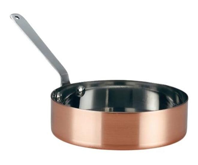 

KM Petit Shallow SP11SHC Pan, Copper-Plated Saucepan, 11cm,