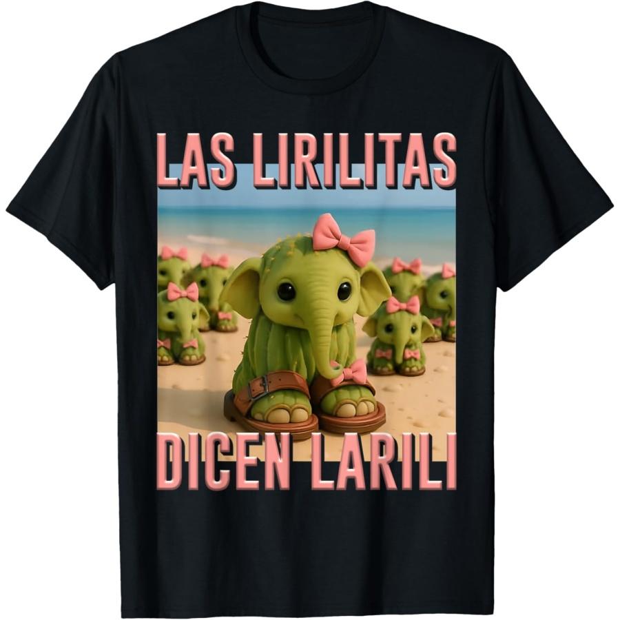 

Las Lirilitas Dicen Larili Italian Brainrot Monsters AI Kids T-Shirt XXXXXL чорний