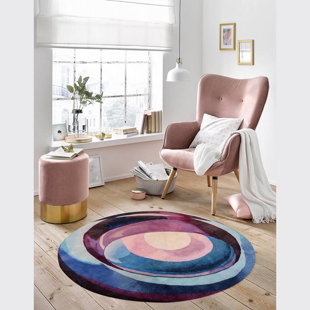 

Mosimoso Home H1091 Ковер с точечной подошвой и цифровой печатью 100x100 cm