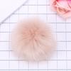 15cm New Pom Women Fur Pompom Imitation Knitted Hat Skullie
