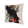 Australian Red-Tailed Black Cockatoo Pillow Cover  Soft Cushion Cover Fashion Pillow Case For Wedding Party Home Decor