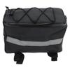 Bike Rear Rack Bag Waterproof Reflective Large Capacity Bicycle Back Rack Carrier with Rain Cover