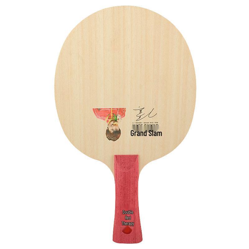 Ding Ning Signature Double Happiness Pure Wood Table Tennis Blade for Youth & Children - DIY Self-Adhesive