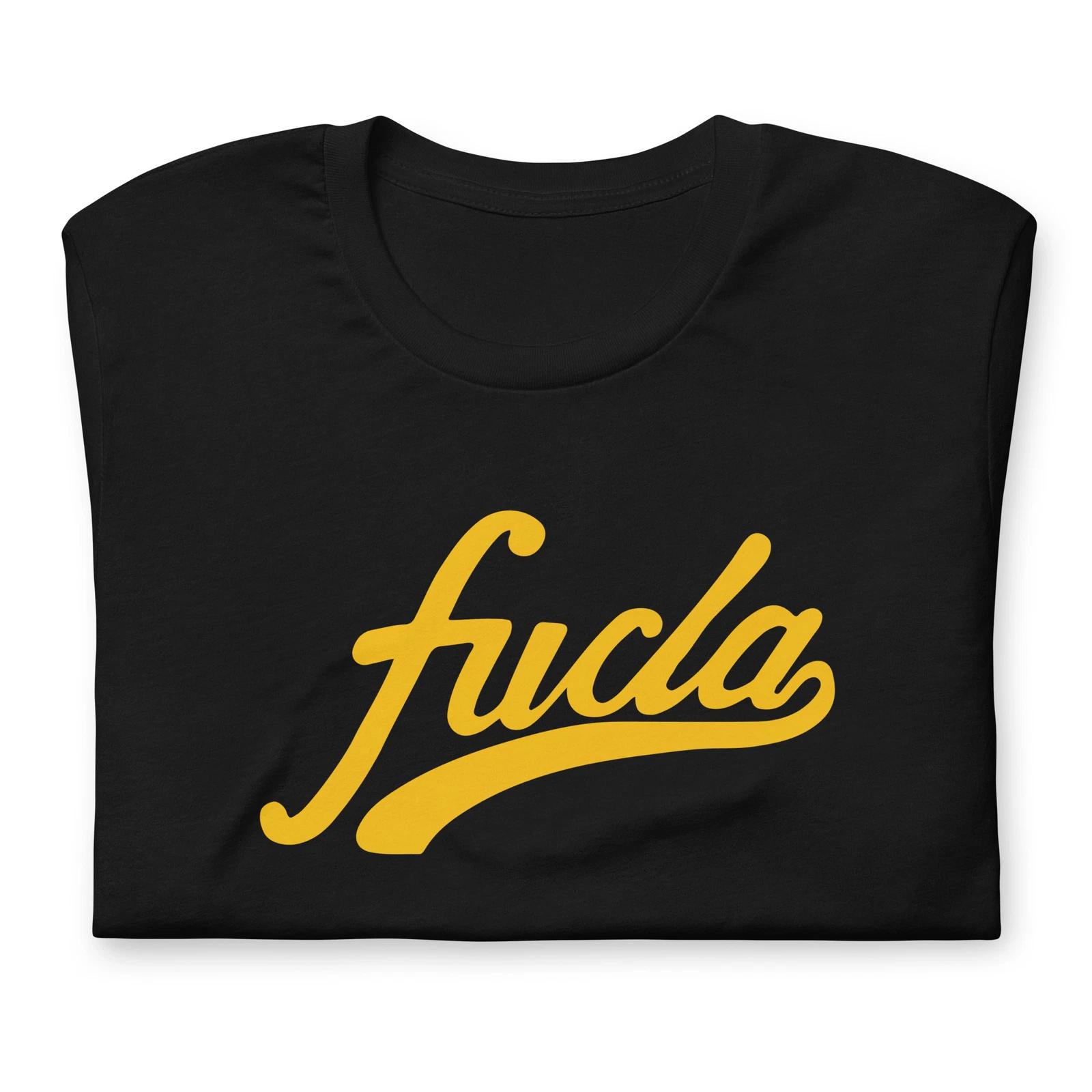 USC Trojans-Inspired Parody Logo Tee - FUCLA Adult Red & Gold XL