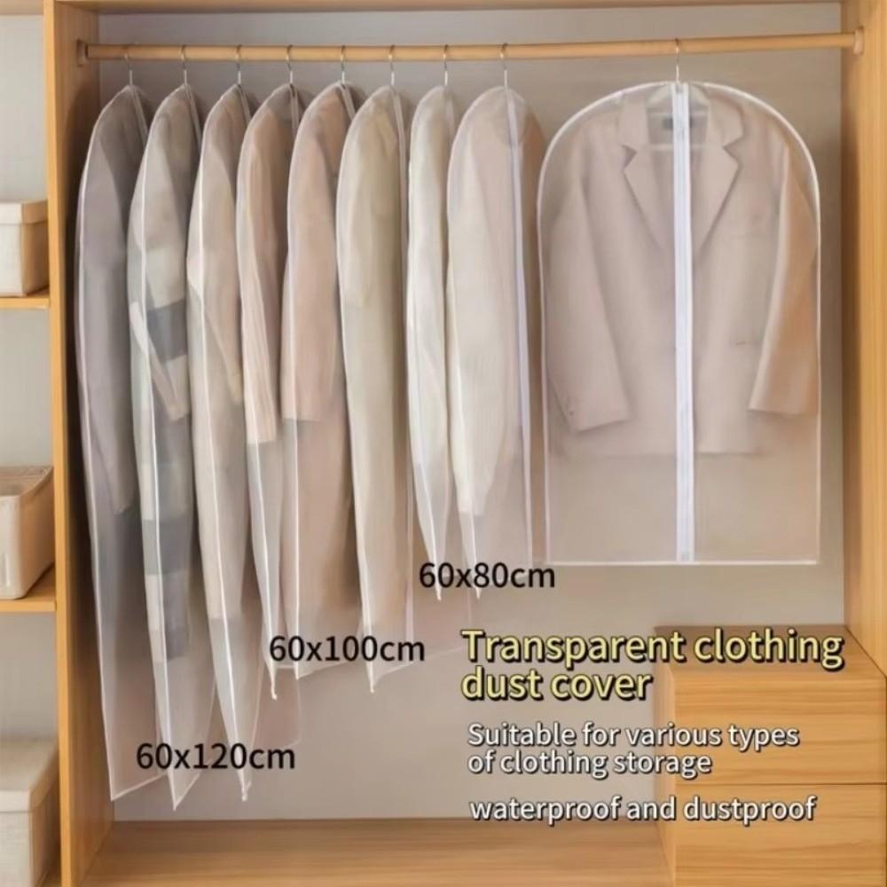 Kleidersack zum Aufhängen, staubdichte Schutzhüllen für Hochzeitskleider, Anzüge, Mäntel und Kleiderschränke