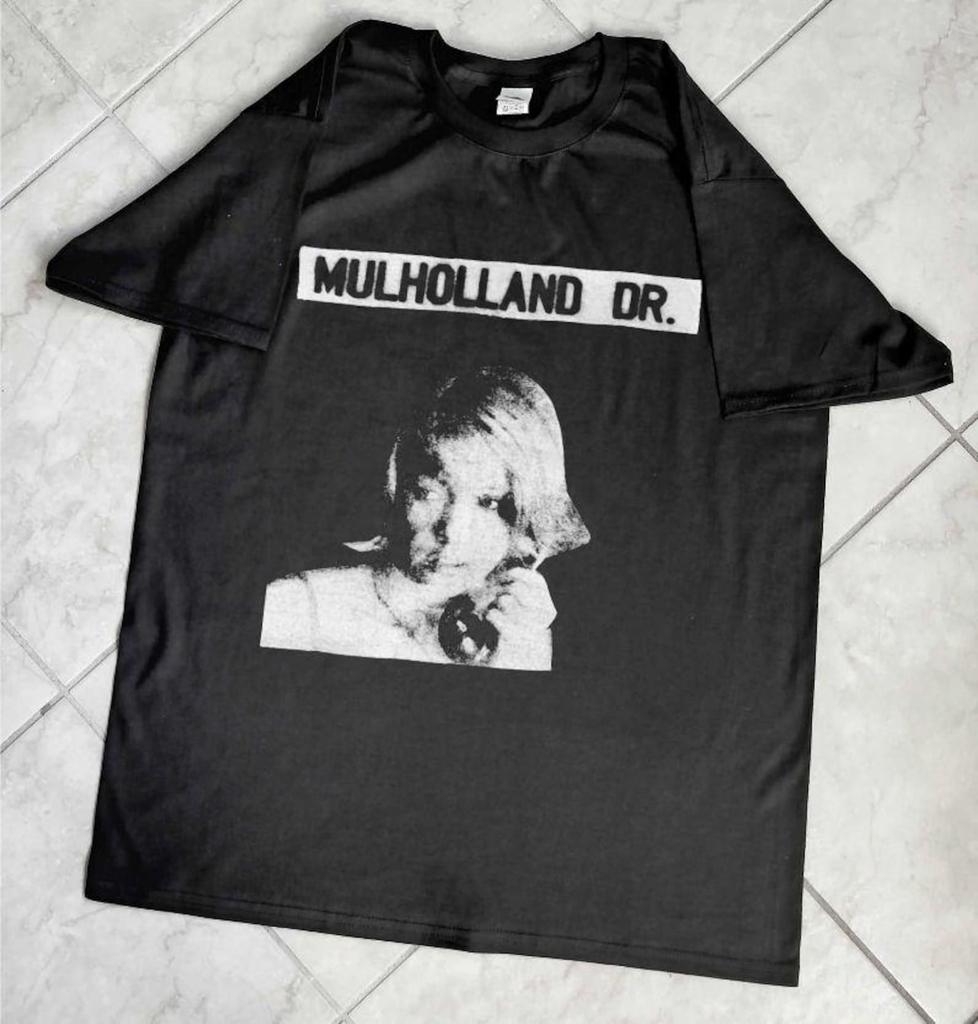 Mulholland Drive T Shirt David Lynch Cult Film 2000s Poster Shirt Noir Cinema Movie Shirt