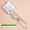 Eco-Friendly Carbonized Bamboo Chopsticks - Hygienic, Disposable & Individually Wrapped for Household and Commercial Use. Portable and Sustainable.
