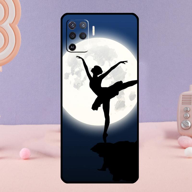 Ballet Ballerina Dancer Phone Case For Oppo A38 A18 A58 A78 A98 A79 A40 A60 A80 A16 A76 A96 A15 A74 A94 A54 A77 A17