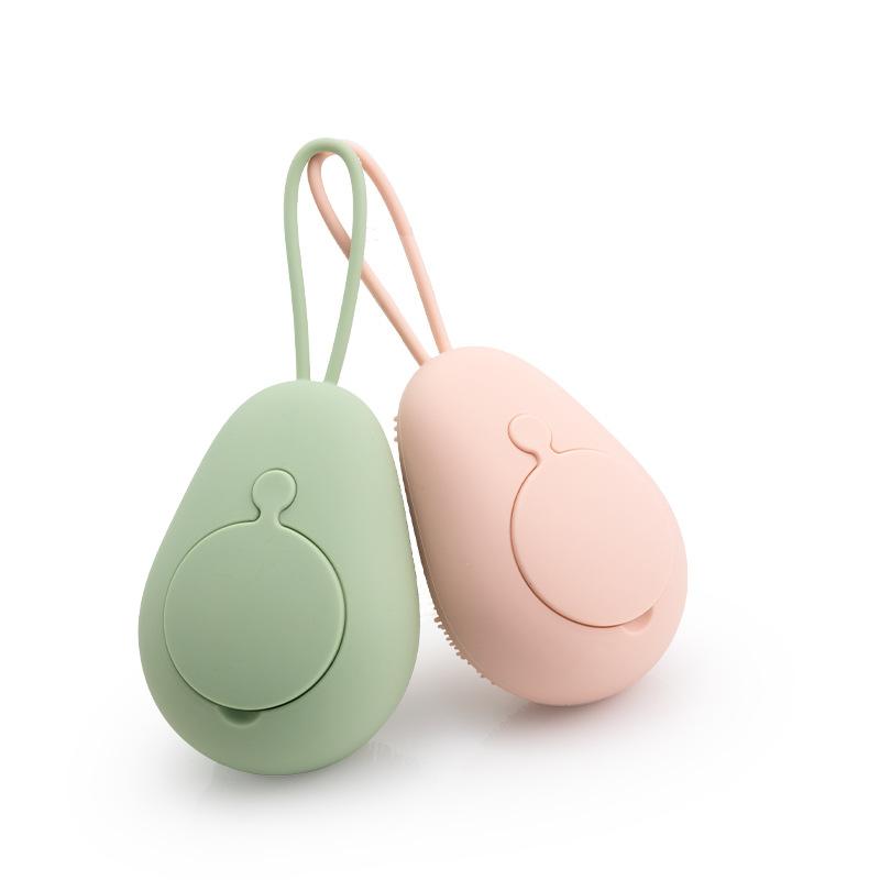 1Pc Silicone Bath Brush for Filling with Shower Gel, Gentle on Skin During Bathing