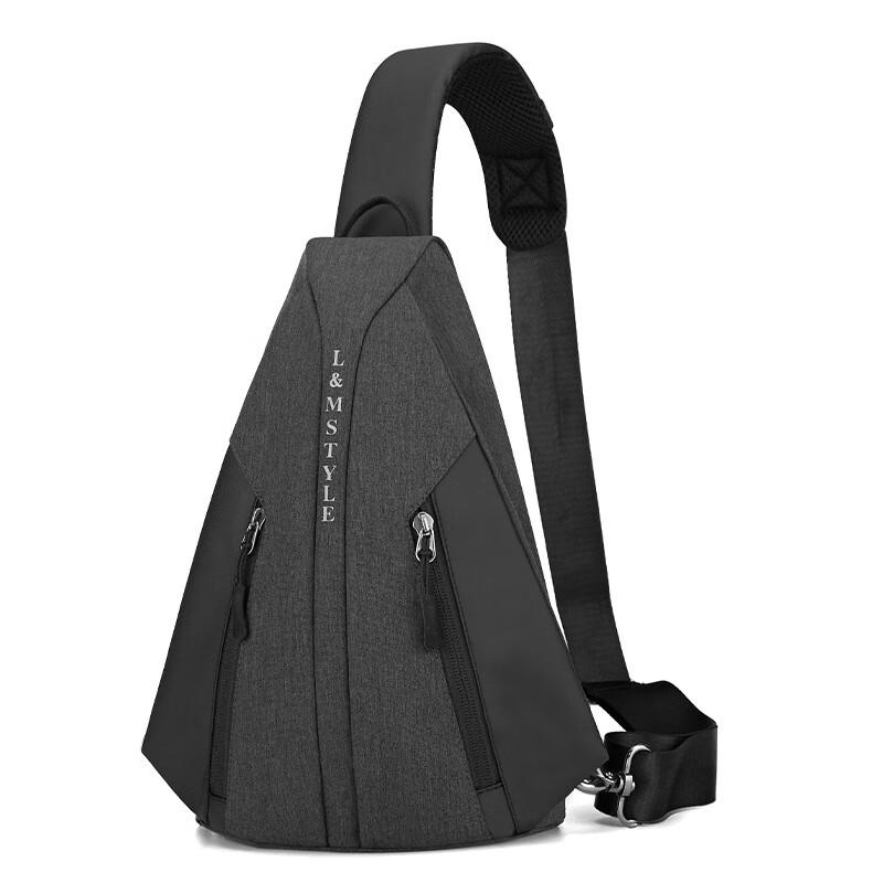 Hufeng Men s Lightweight Sports Crossbody Chest Bag