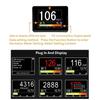 Rainy Conditions Car Digital Display Plug And Play Voltage Monitor Wear-resistant For Most Cars Driving Safety