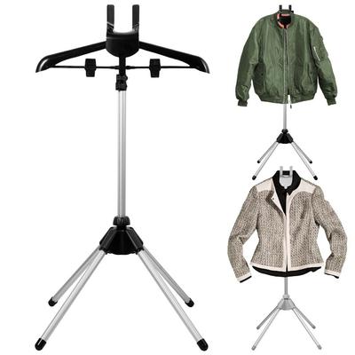 Telescopic Floor Mounted Steamer Stand Floor Mounted Steam Clothes Rack  Travel