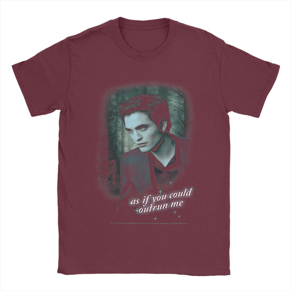 Twilight Edward As If You Could Outrun Me Forest Scene Movie TShirt Summer T Shirts Cotton Harajuku Tee Shirt For Unisex Tees