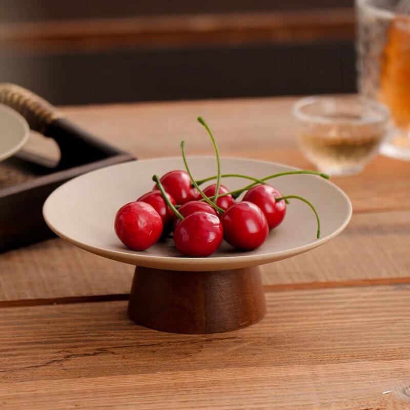 Chinese Rustic Ceramic Serving Plate