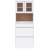 VidaXL Buffet ALTA blanc 77x35x188 cm bois massif de pin 3187778