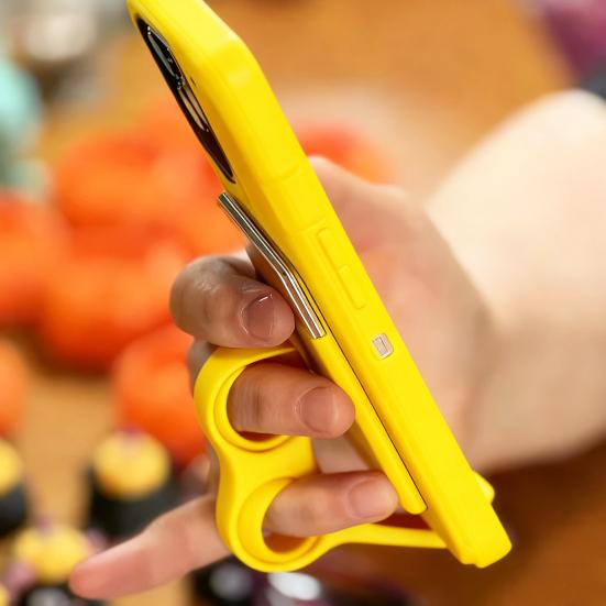 Ergonomic Phone Grip with Fidget Spinner 3D Printed PLA Multifunctional Stand Stress Relief Toy Lightweight Phone Accessory