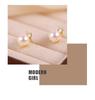 Elegant High-End Pearl Stud Earrings for Women: 2026 Trendy Light Luxury Design
