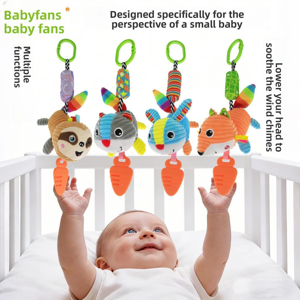 Baby Comfort Doll Wind Chime Baby Stroller Hanging Toy 0 To 1 Year Old Crib Mobile Crib Hanging Rattle