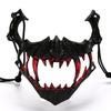 Men's Halloween Blood Half-Face Mask Horror Skeleton Dragon Tiger Wolf Carnival Party Cosplay Prop Men's Halloween Costume