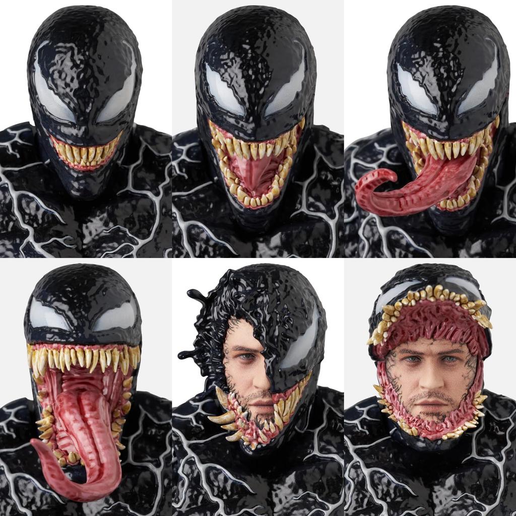 Medicom Toy MAFEX Venom Let There Be Approximately 205mm action figure No.282 (Venom Carnage) - tall, non-scale, pre-painted
