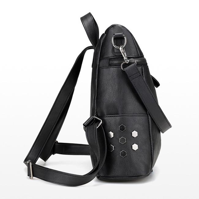 PU Leather Women Backpack Cute Bow School Bags For Teenage Girls Backpacks Fashion Chains Shoulder Bag Purse Sac A Dos