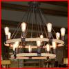 Vintage Rope Pendant Lights Lamp Loft Creative Personality Industrial Lamp Edison Bulb American Style For Living Room Decoration