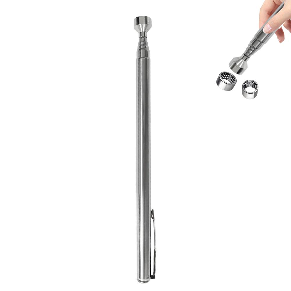 Magnetic Pick Up Tool Extendable Stainless Steel Magnet Stick For Mechanics Portable And Lightweight Magnet Wand To Grab Screws