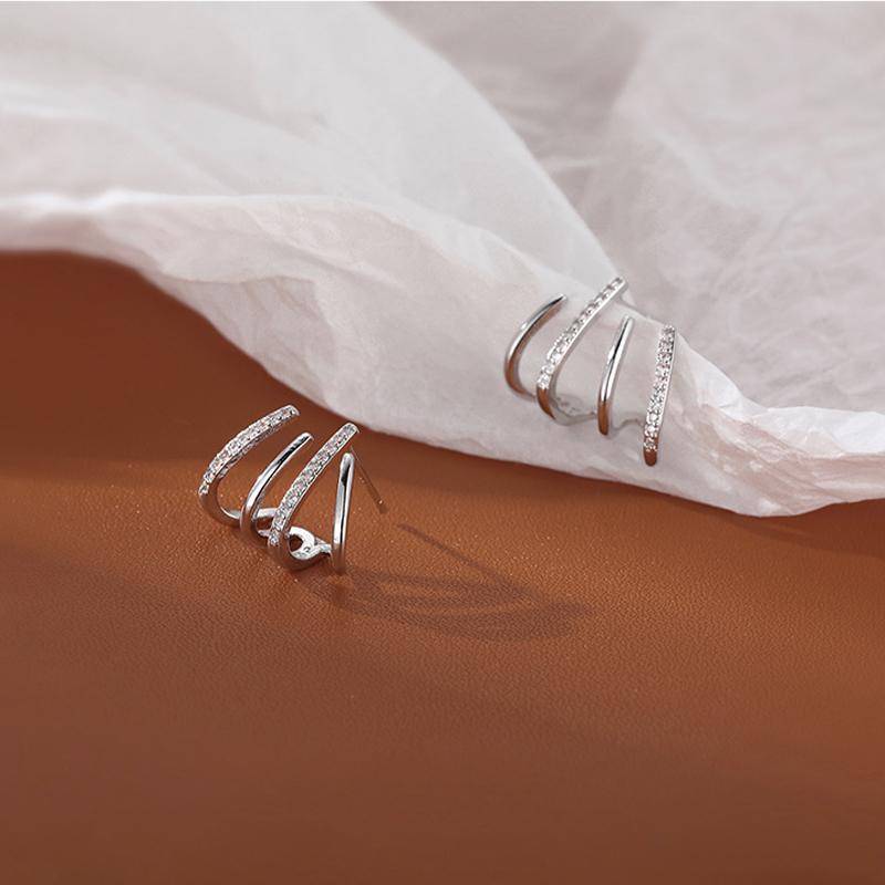 Neue Elegante Metall Herz-Förmigen Zurück Hängen Perle Ohrringe Koreanische Mode Schmuck Für Frau Mädchen Zubehör Großhandel