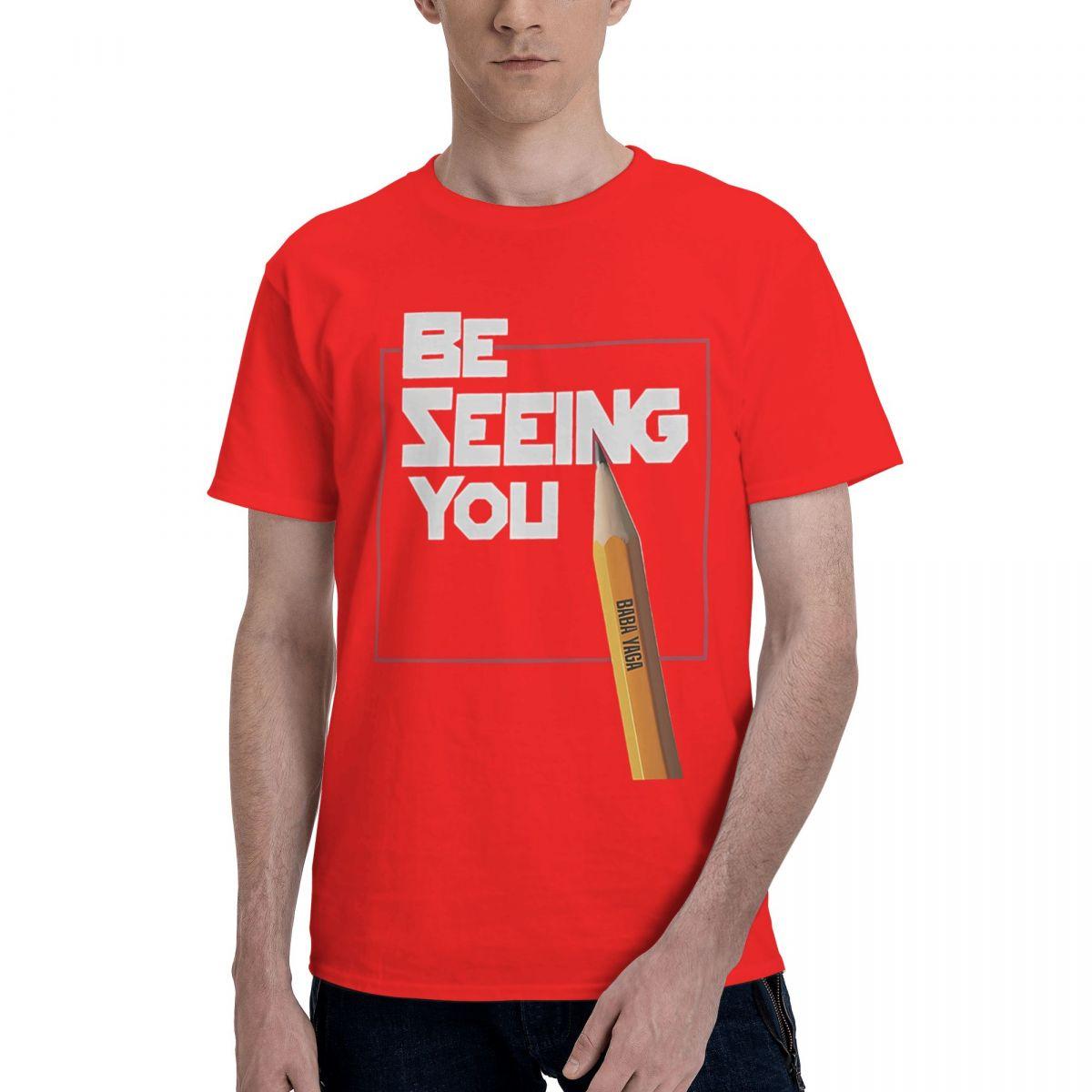 

Be Seeing You John Wick Inspired 100 Cotton Casual Breathable Confortable T Shirt Designer Clothes Men Men TShirt S