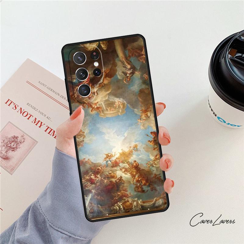 Renaissance Art Painting Phone Case For Samsung Galaxy S24 S25 S23 S22 Ultra Note 10 20 Plus S20 S21 FE Cover