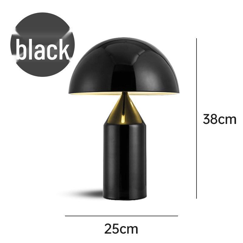 Скандинавская Постмодернистская Грибовидная Настольная Лампа - Креативный, Роскошный Дизайнерский Свет для Спальни, Прикроватный Warm Light Default