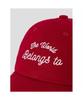 8SECONDS Two-Line Letter Ball Cap Red