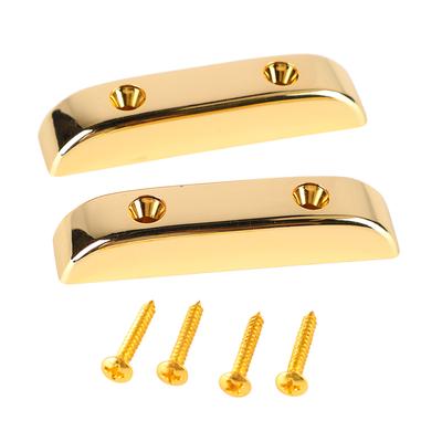 2 Pcs Bass Thumb Rest Plastic Anti Slip Light Weight Jazz Bass Guitar Thumb Finger Rest GM03 Gold