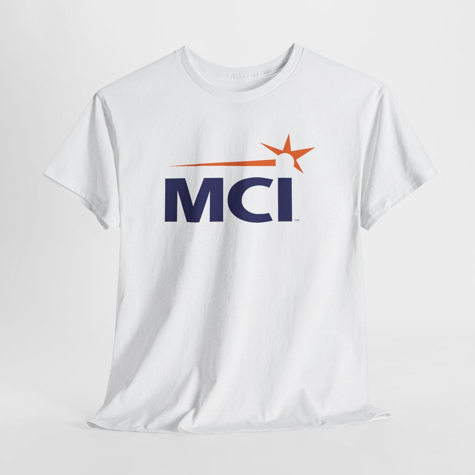 

Vintage MCI Inc Retro Unisex T-Shirt Mens Womens Tees Top Tee, Telecommunications History Shirt, Verizon S