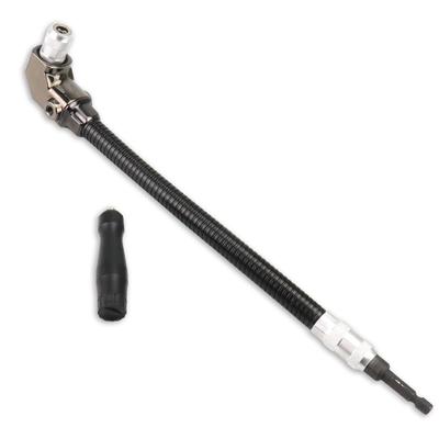 Uholníkový skrutkovač s flexibilným hriadeľom a hlavou pre rázové skrutkovanie a úzke priestory L-tvarovaný Uťahovanie, Vŕtanie, Vŕtanie, Rohy, Štrbiny,