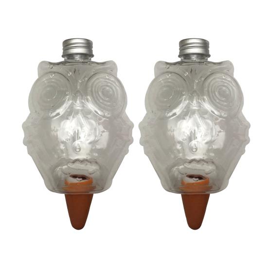 Automatic Flower Watering Device Owl Design Self-Watering Planter Insert Easy Water Level Monitoring Plant Water Spike for Travel Plant Care Tool