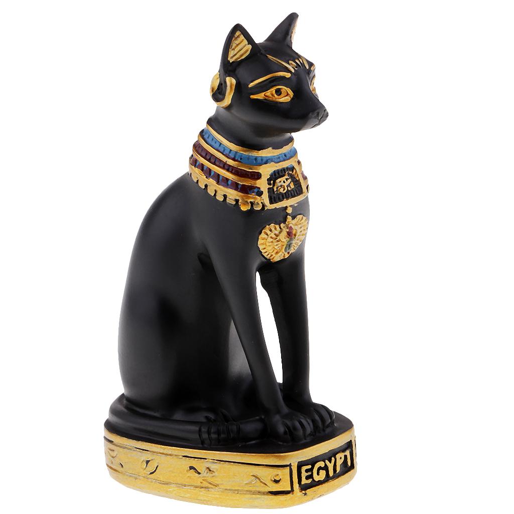 4\\\\\\\\\\\\\\\\\\\\\\\\\\\\\\\  Resin Ancient Cat Bastet Figurine чёрный